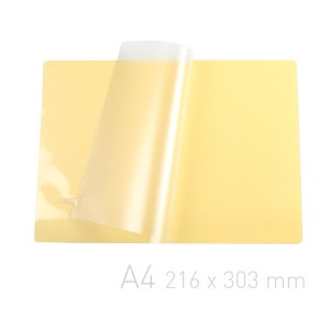 Folia laminacyjna samoprzylepna - O.POUCH Sticky Matt  - 100 sztuk - 216 x 303 mm (A4) - 80 µm