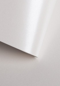 Papier ozdobny - O.Papiernia PERŁA - 120 g/m² - 50 sztuk - biały