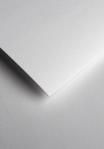 Papier ozdobny - O.Papiernia PASKI WĄSKIE - 230 g/m² - 20 sztuk - biały