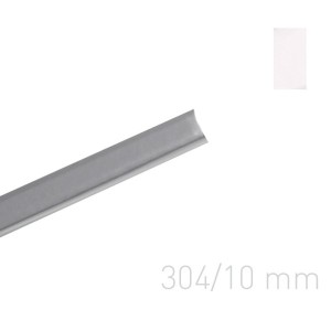 Kanał oklejany - O.CHANNEL Art - 304 mm (A3+ poziomo, A4+ pionowo) - 10 sztuk - biały - 10 mm