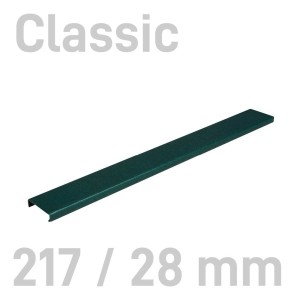 Kanał oklejany - O.CHANNEL Classic - 217 mm (A4+ poziomo, A5+ pionowo) - 10 sztuk - 28 mm - zielony