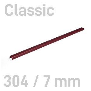 Kanał oklejany - O.CHANNEL Classic - 304 mm (A3+ poziomo, A4+ pionowo) - 10 sztuk - 7 mm - bordowy