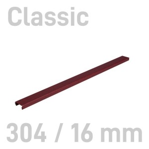 Kanał oklejany - O.CHANNEL Classic - 304 mm (A3+ poziomo, A4+ pionowo) - 10 sztuk - 16 mm - bordowy