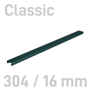 Kanał oklejany - O.CHANNEL Classic - 304 mm (A3+ poziomo, A4+ pionowo) - 10 sztuk - 16 mm - zielony