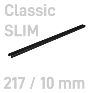 Kanał oklejany - O.CHANNEL Classic SLIM - 217 mm (A4+ poziomo, A5+ pionowo) - 10 sztuk - 10 mm - czarny