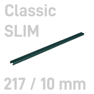 Kanał oklejany - O.CHANNEL Classic SLIM - 217 mm (A4+ poziomo, A5+ pionowo) - 10 sztuk - 10 mm - zielony