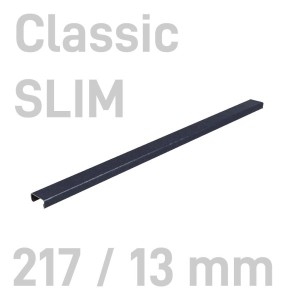 Kanał oklejany - O.CHANNEL Classic SLIM - 217 mm (A4+ poziomo, A5+ pionowo) - 10 sztuk - 13 mm - czarny