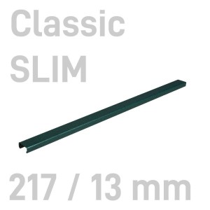 Kanał oklejany - O.CHANNEL Classic SLIM - 217 mm (A4+ poziomo, A5+ pionowo) - 10 sztuk - 13 mm - zielony