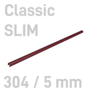 Kanał oklejany - O.CHANNEL Classic SLIM - 304 mm (A3+ poziomo, A4+ pionowo) - 10 sztuk - 5 mm - bordowy