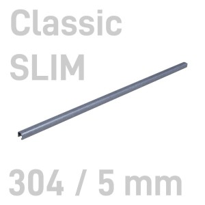 Kanał oklejany - O.CHANNEL Classic SLIM - 304 mm (A3+ poziomo, A4+ pionowo) - 10 sztuk - 5 mm - szary