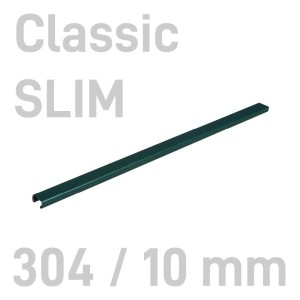 Kanał oklejany - O.CHANNEL Classic SLIM - 304 mm (A3+ poziomo, A4+ pionowo) - 10 sztuk - 10 mm - zielony