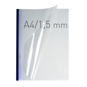 Okładka miękka - O.EASY COVER Double Clear - 297 x 210 mm (A4 pionowa) - niebieski - 1,5 mm - 50 sztuk
