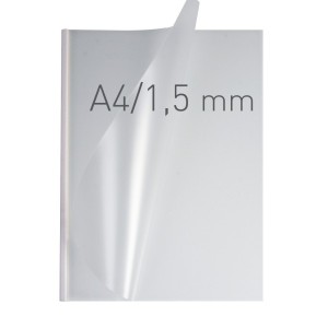 Okładka miękka - O.EASY COVER Double Semi Matt - 297 x 210 mm (A4 pionowa) - biały - 1,5 mm - 50 sztuk