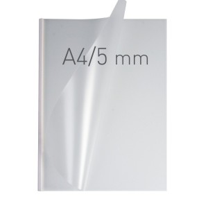 Okładka miękka - O.EASY COVER Double Semi Matt - 297 x 210 mm (A4 pionowa) - biały - 5 mm - 40 sztuk