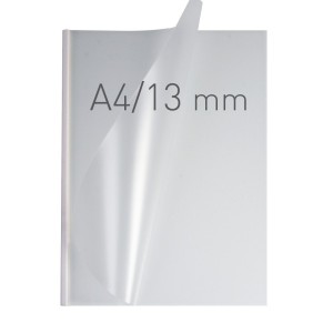 Okładka miękka - O.EASY COVER Double Semi Matt - 297 x 210 mm (A4 pionowa) - biały - 13 mm - 30 sztuk