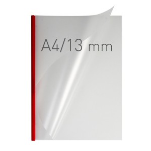 Okładka miękka - O.EASY COVER Double Semi Matt - 297 x 210 mm (A4 pionowa) - czerwony - 13 mm - 30 sztuk