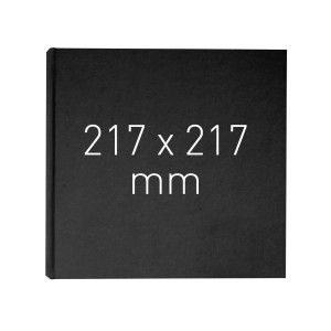 Okładka twarda - O.HARD COVER Classic Duplex - 217 x 217 mm (kwadratowa) - 10 par - czarny