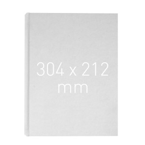 Okładka twarda - O.HARD COVER Classic Duplex - 304 x 212 mm (A4+ pionowa) - 10 par - biały
