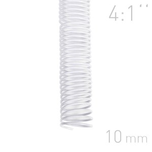 Grzbiety spiralne - O.COIL - A4 - biały - 10 mm - 100 sztuk
