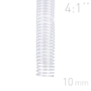 Grzbiety spiralne - O.COIL - A4 - przeźroczysty - 10 mm - 100 sztuk
