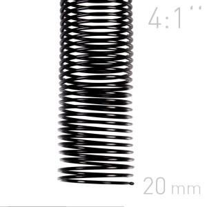 Grzbiety spiralne - O.COIL - A4 - czarny - 20 mm - 100 sztuk