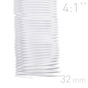 Grzbiety spiralne - O.COIL - A4 - biały - 32 mm - 50 sztuk