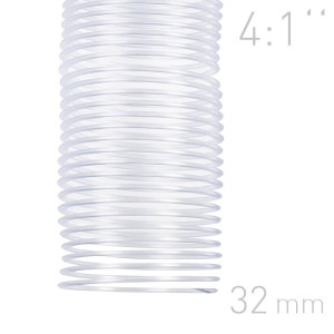 Grzbiety spiralne - O.COIL - A4 - przeźroczysty - 32 mm - 50 sztuk