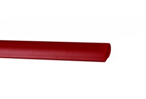 Listwa wsuwana okrągła - O.SLIDE OVAL - A4 - 50 sztuk - czerwony - 10 mm