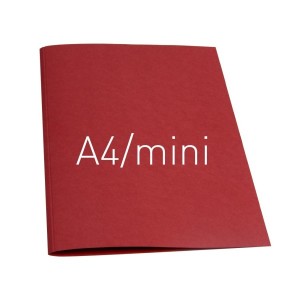 Termookładki miękkie - Thermolinen plain (A4 pionowa) - 100 sztuk - bordowy - mini