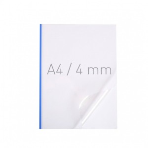 Termookładki miękkie - NeoCover - 297 x 210 mm (A4 pionowa) - niebieski - 4 mm - 40 sztuk