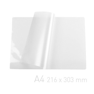 Folia laminacyjna samoprzylepna - O.POUCH Sticky - 100 sztuk - 216 x 303 mm (A4) - 80 µm
