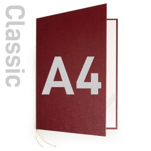 Okładka na dyplom - O.Presentation Cover Classic - 304 x 219 mm (A4+) - 10 sztuk - bordowy