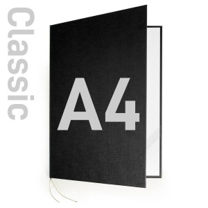 Okładka na dyplom - O.Presentation Cover Classic - 304 x 219 mm (A4+) - 10 sztuk - czarny