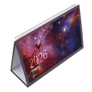 Kalendarz biurkowy - O.DIARY Fobos - A4 (2026) -  szary