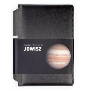 Kalendarz - O.DIARY Jowisz- A5 (2027) - czarno-czarny