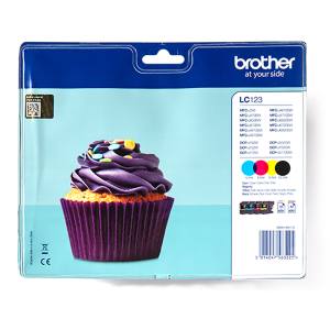 Brother LC123 CMYK Valuepack 4 tusze LC123VALBP
