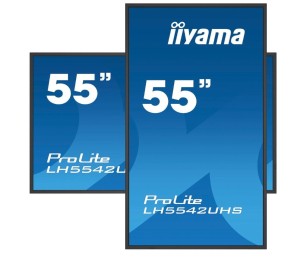 IIYAMA Monitor wielkoformatowy 54.6 cala LH5542UHS-B3 4K,18/7,SDM,IPS,LAN,PION,500cd/m2,OS8.0