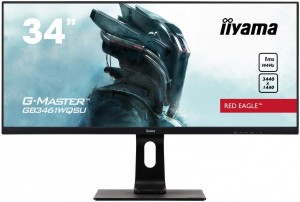 IIYAMA Monitor 34 cale GB3461WQSU-B1 IPS,UWQHD,144HZ,1MS,USB3.0,2xHDMI,2xDP.