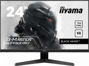 IIYAMA Monitor 23,8 cali G2450HSU-B1 VA, FHD, 75Hz, 1ms, Freesync, HDMI, DP, 2x2W