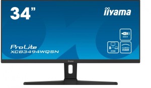 IIYAMA Monitor 34 cale XCB3494WQSN- VA,UWQHD,1500R,USB-C DOCK,KVM,120Hz,2X2W
